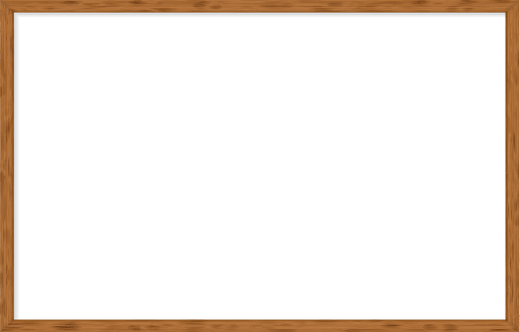 Wood frame. Picture 3D frame. Realistic wooden rectangular natural frame with shadow. Background for design presentations, restaurant menu, chalkboard school, certificate